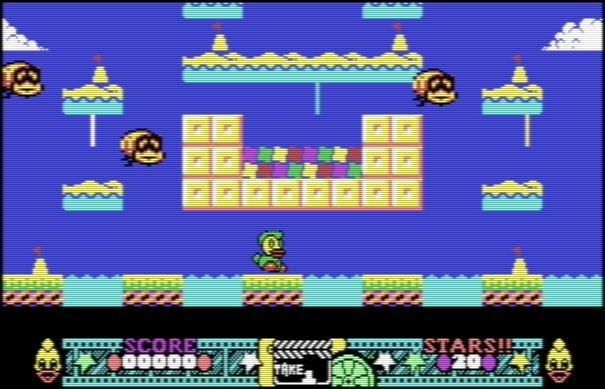 Edd the Duck - Commodore 64 game screenshot (1990) by Impulze
